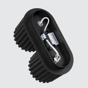 Plafonnier LED double spot noir aluminium | VAMA