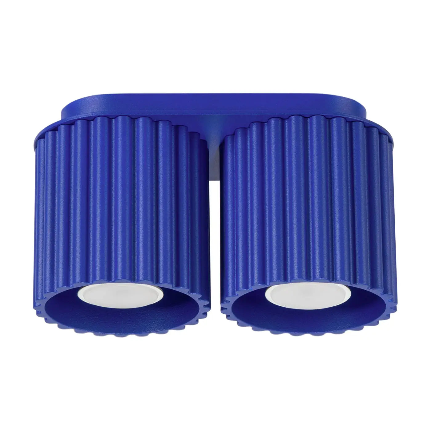 Plafonnier LED double ultramarine moderne | HAKOK