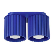 Plafonnier LED double ultramarine moderne | HAKOK