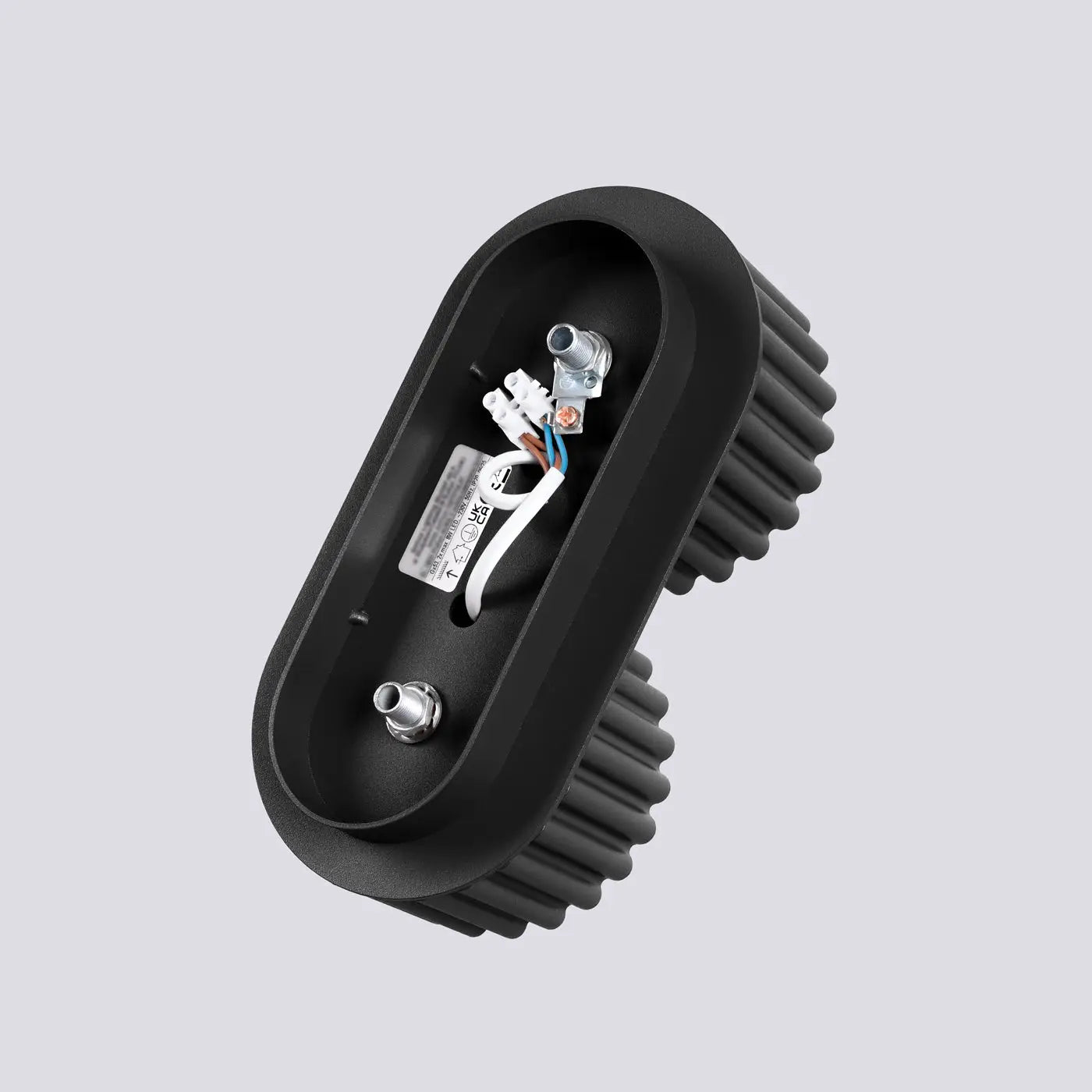 Plafonnier LED double spot noir aluminium | VAMA