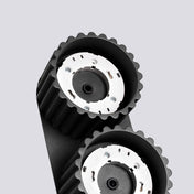 Plafonnier LED double spot noir aluminium | VAMA