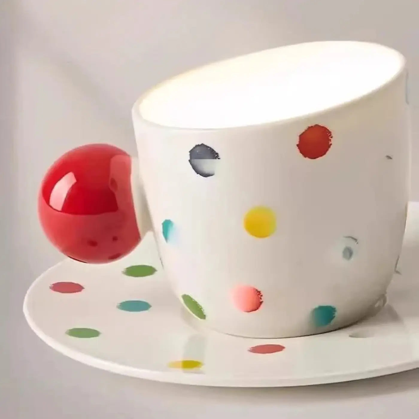 Plafonnier LED tasse à pois design original | BUGANE