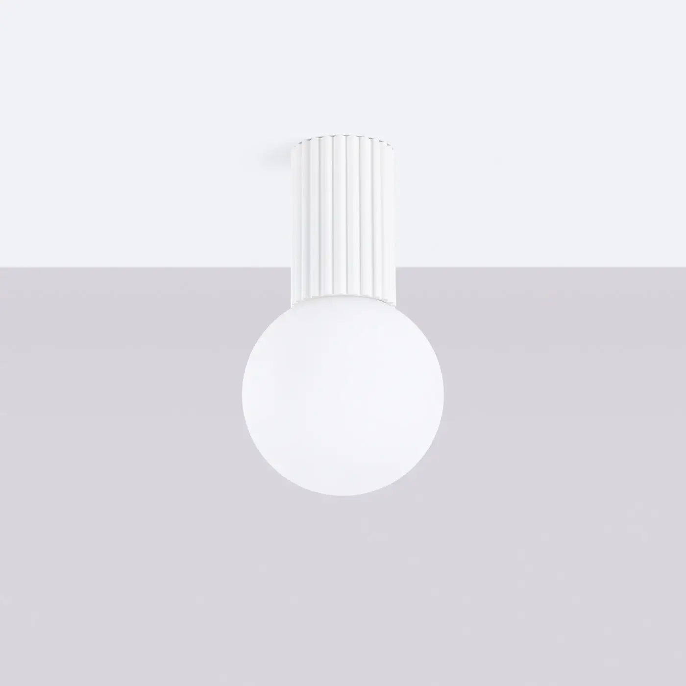Plafonnier LED blanc design IP44 | TOGUFU
