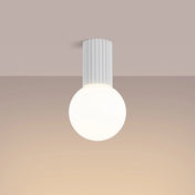 Plafonnier LED blanc design IP44 | TOGUFU