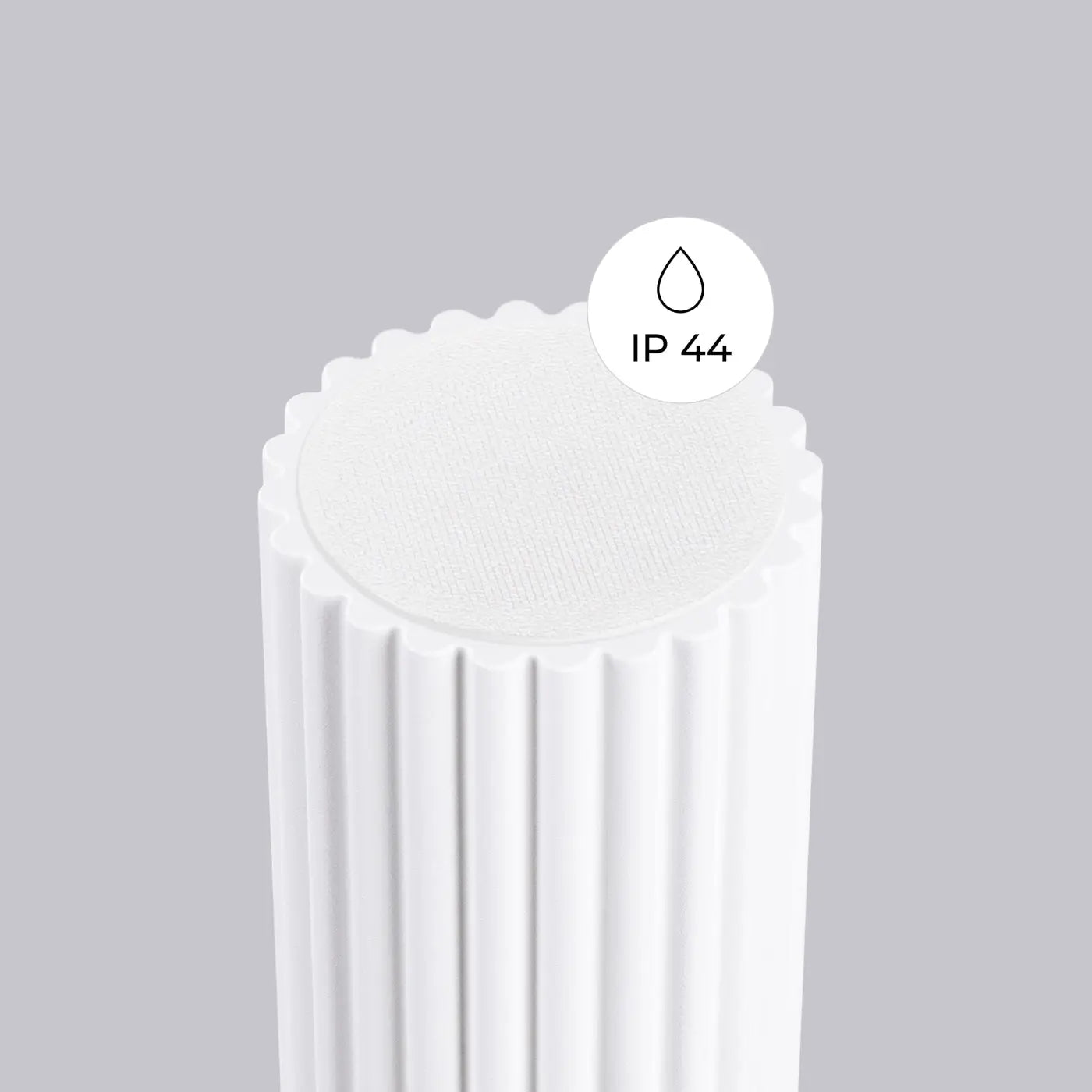 Plafonnier LED blanc design IP44 | TOGUFU