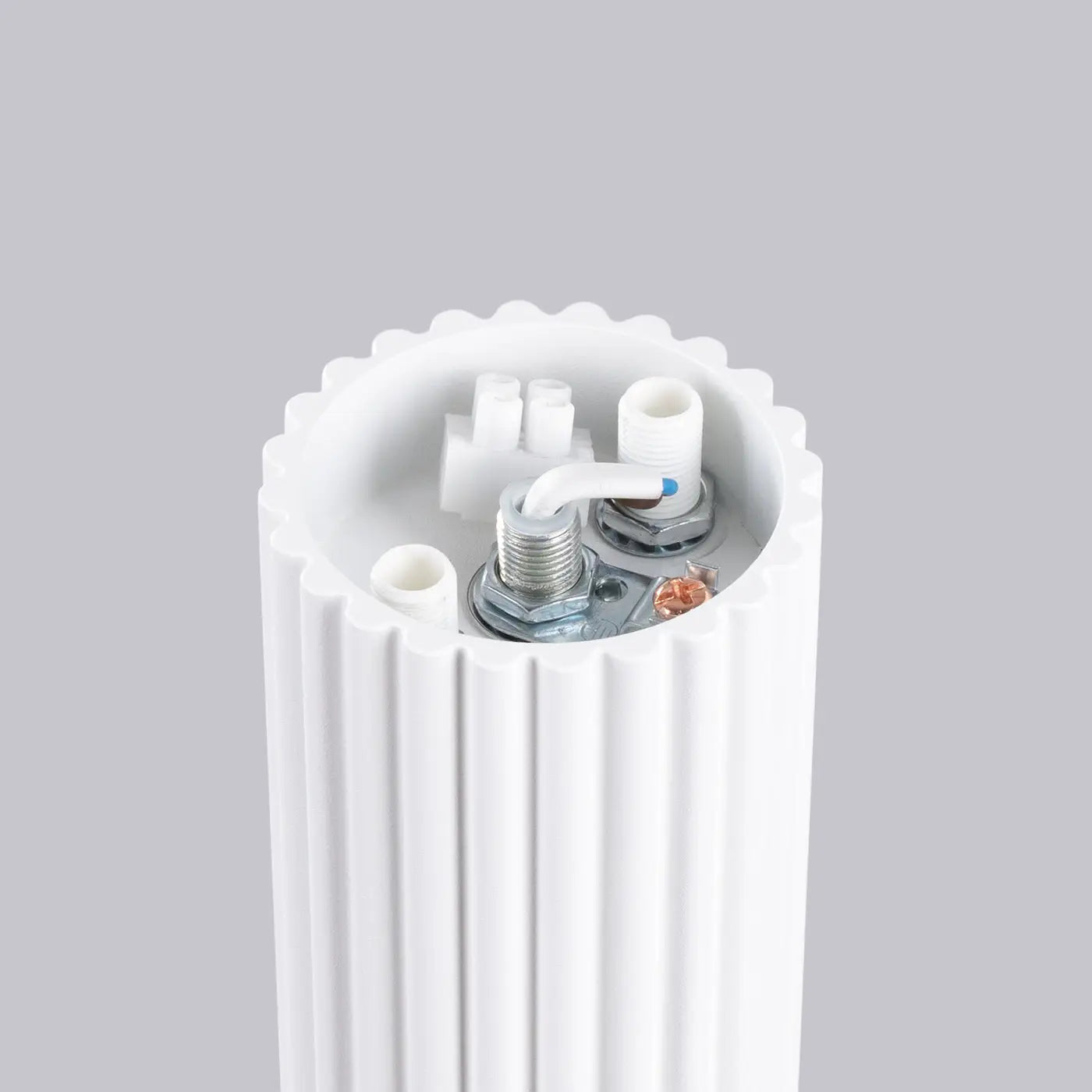 Plafonnier LED blanc design IP44 | TOGUFU