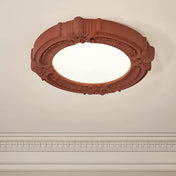 Plafonnier LED métal et résine style vintage | LOKIKER