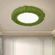Plafonnier LED métal et résine style vintage | LOKIKER