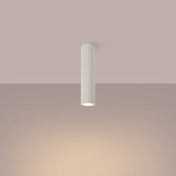 Plafonnier LED beige aluminium minimaliste | HENUNIK