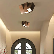 Plafonnier LED bois orientable design moderne | ZOSUMU