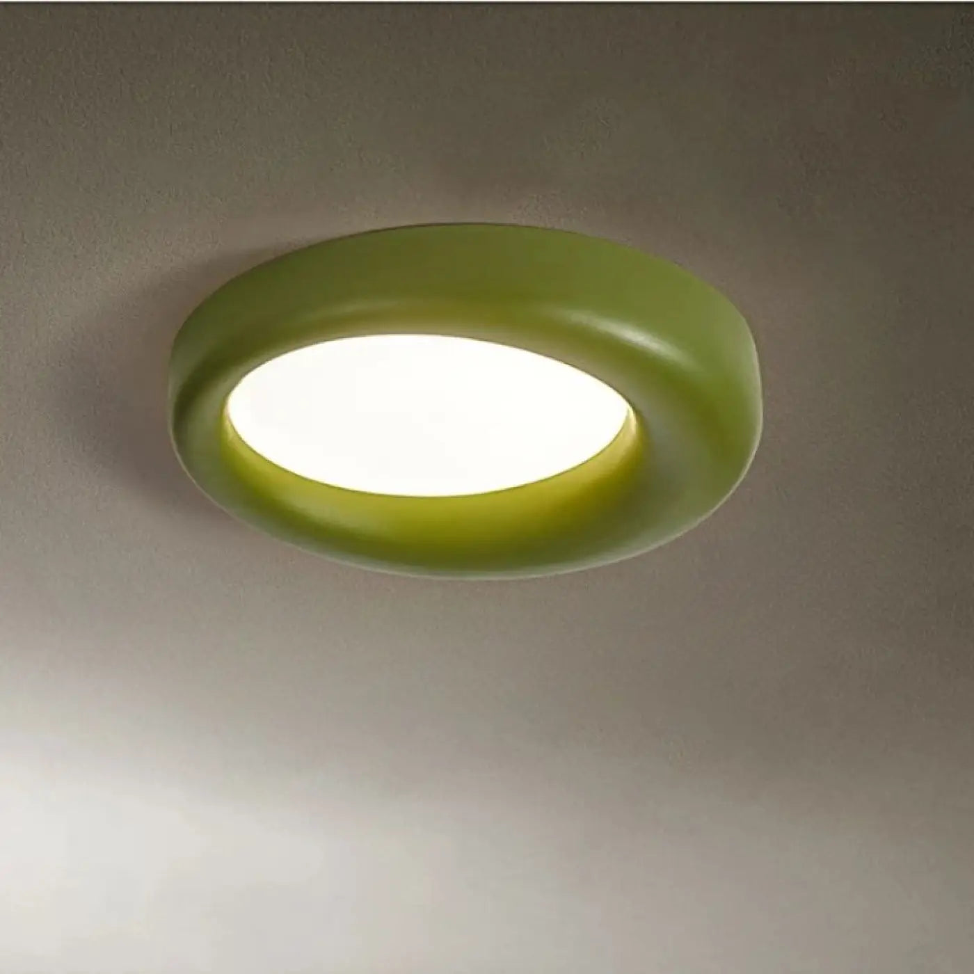 Plafonnier LED design courbes épurées coloré | VOLUKA