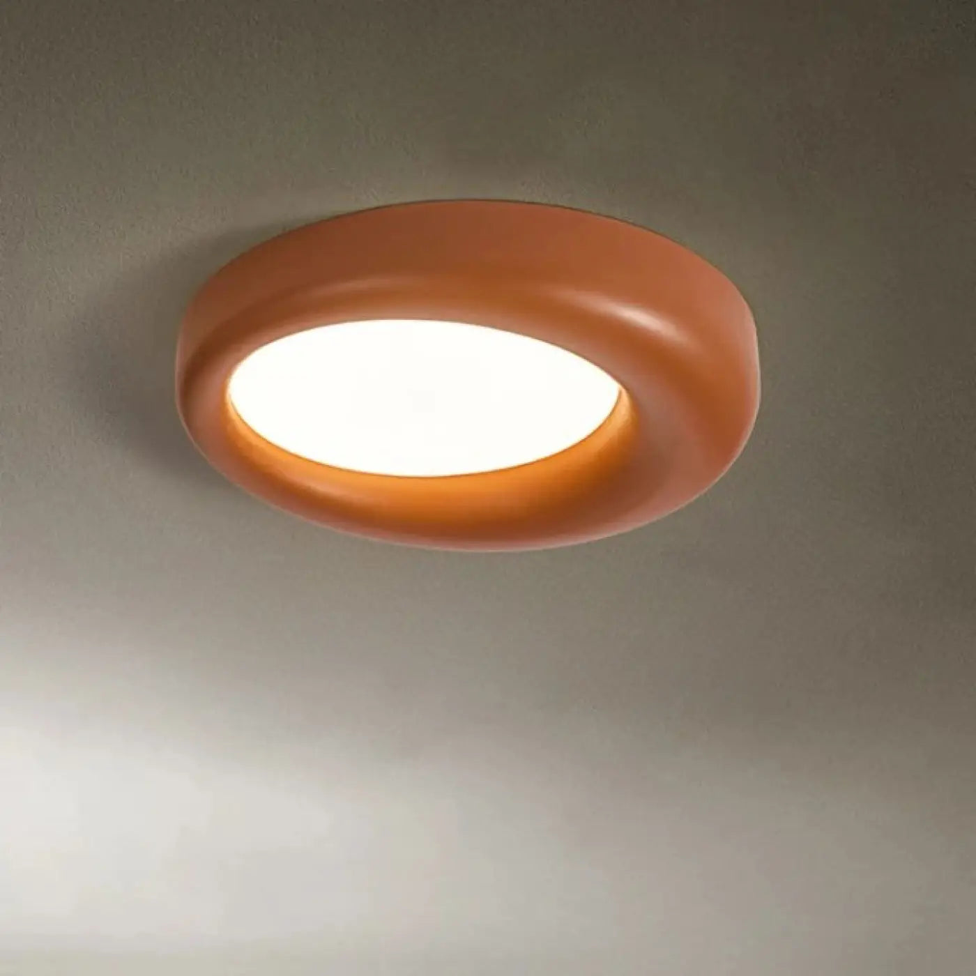 Plafonnier LED design courbes épurées coloré | VOLUKA