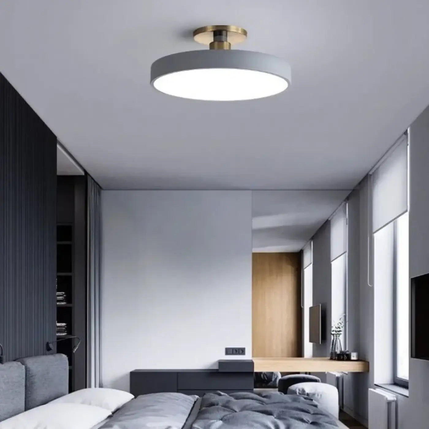 Plafonnier LED sculptural multicolore design | DAHAFE