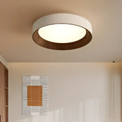 Plafonnier bois blanc beige scandinave | TOHIS