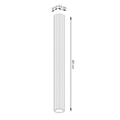 Plafonnier LED vert olive aluminium minimaliste | NENUFOK