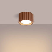 Plafonnier LED aluminium moka minimaliste | LOMOHA