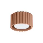 Plafonnier LED aluminium moka minimaliste | LOMOHA