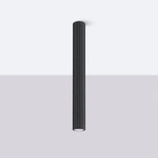 Plafonnier LED noir aluminium design moderne | KEGIGO