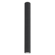 Plafonnier LED noir aluminium design moderne | KEGIGO
