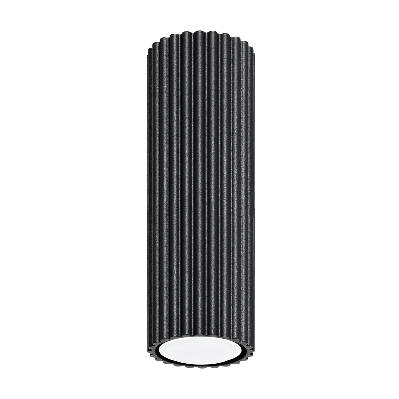 Plafonnier LED noir aluminium design moderne | GISELI