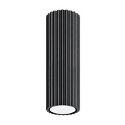 Plafonnier LED noir aluminium design moderne | GISELI