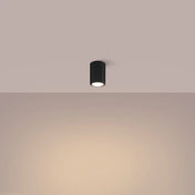 Plafonnier LED noir scandinave minimaliste | DENASUK