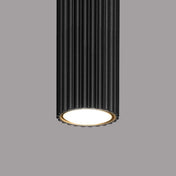 Plafonnier LED noir aluminium design moderne | GISELI