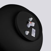 Plafonnier LED noir minimaliste acier | MARE