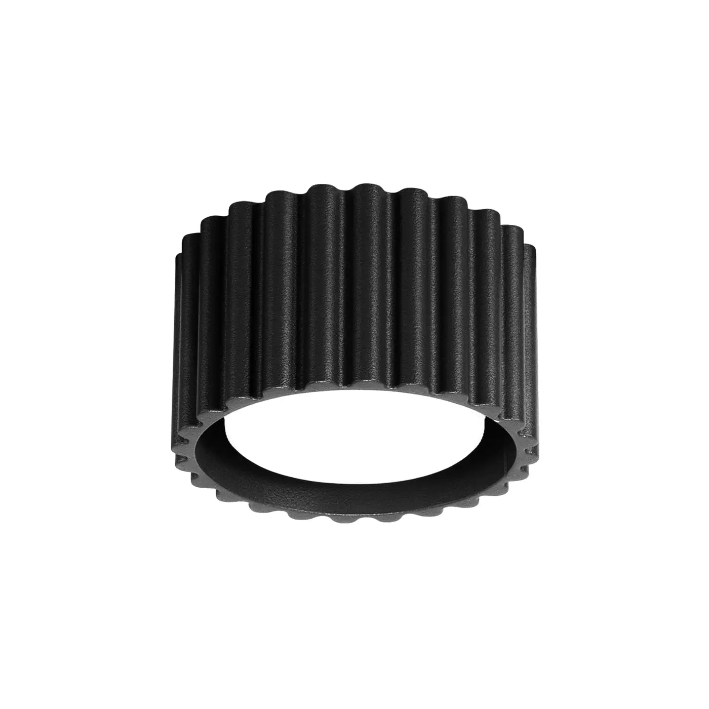 Plafonnier LED noir aluminium minimaliste | KEME