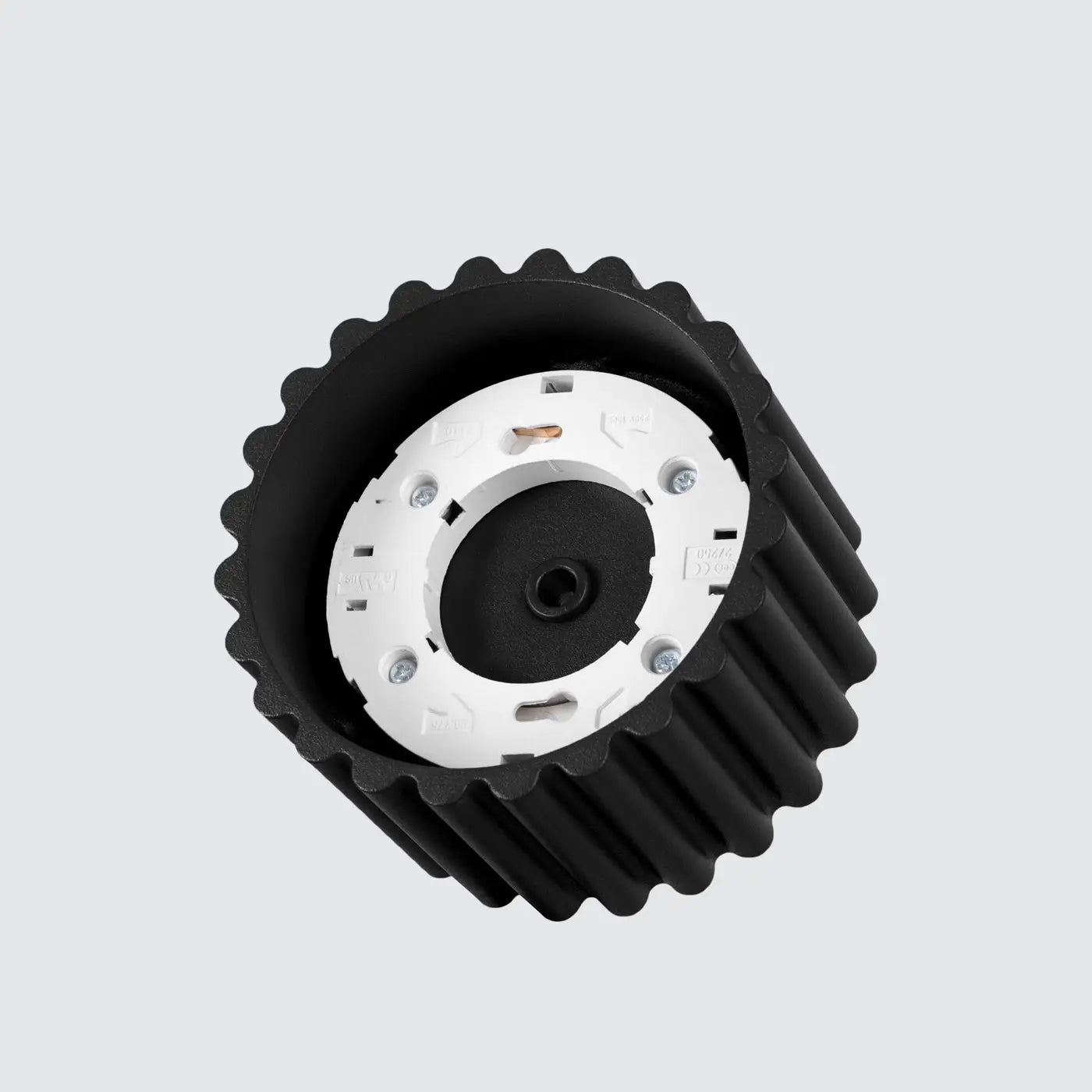 Plafonnier LED noir aluminium minimaliste | KEME