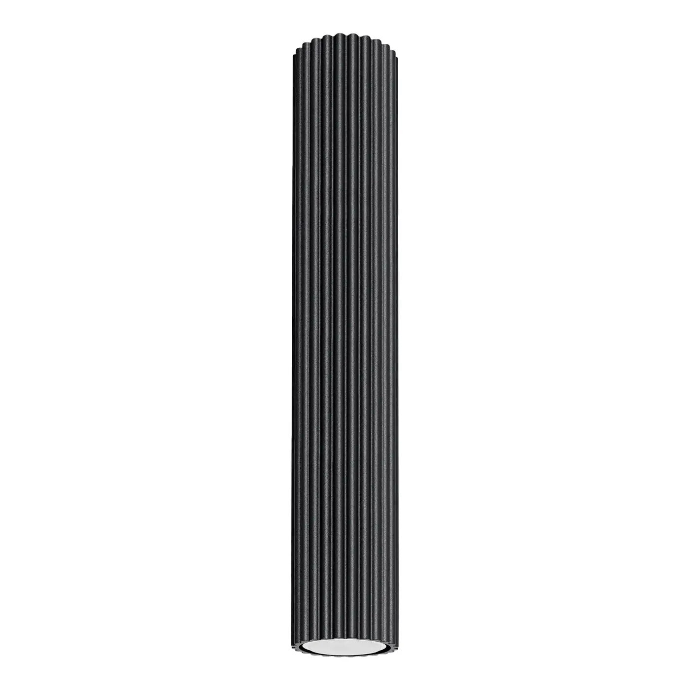 Plafonnier LED noir aluminium minimaliste | ROTI