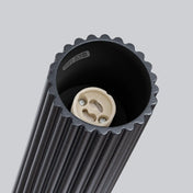 Plafonnier LED noir aluminium minimaliste | ROTI
