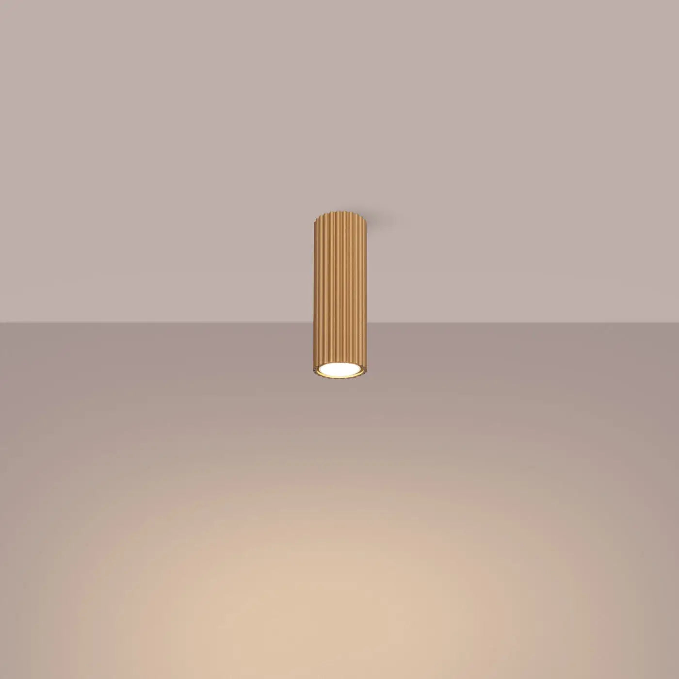 Plafonnier LED or aluminium design moderne | DEDEMO