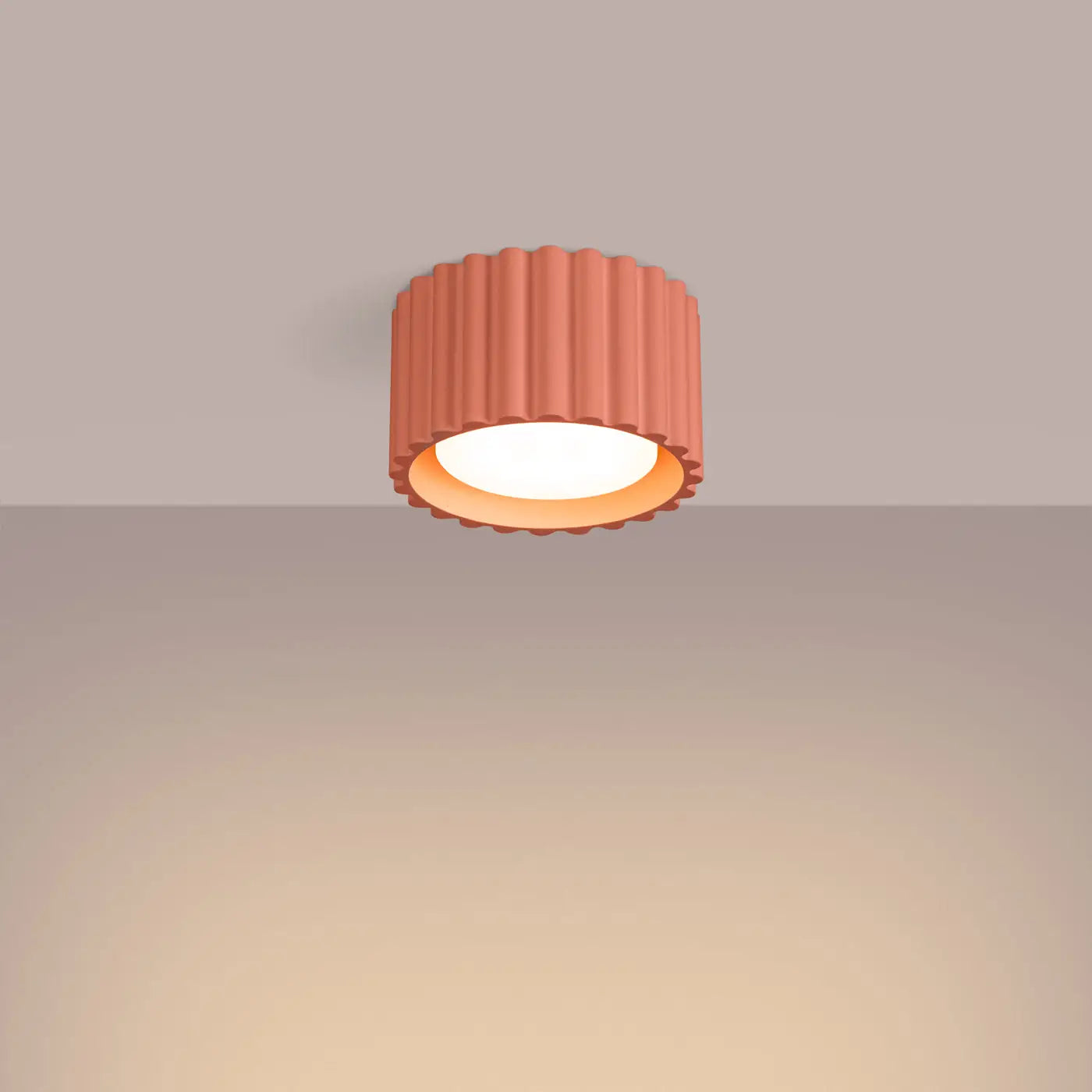 Plafonnier LED peach minimaliste moderne | HARER
