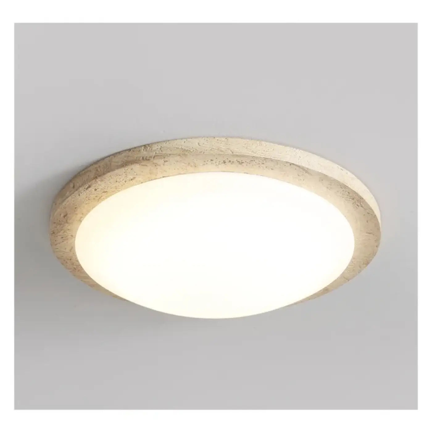 Plafonnier LED beige moderne scandinave | NUGUK