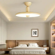 Plafonnier LED bois rond scandinave design | NUROPE