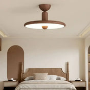 Plafonnier LED bois rond scandinave design | NUROPE