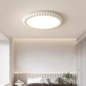Plafonnier LED rond contour cannelé 50 cm | DEBUPE