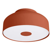 Plafonnier LED rouge ocre moderne | MAGULU