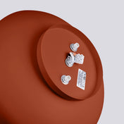 Plafonnier LED rouge ocre moderne | MAGULU