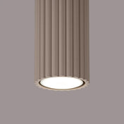 Plafonnier LED taupe scandinave minimaliste | HEHA