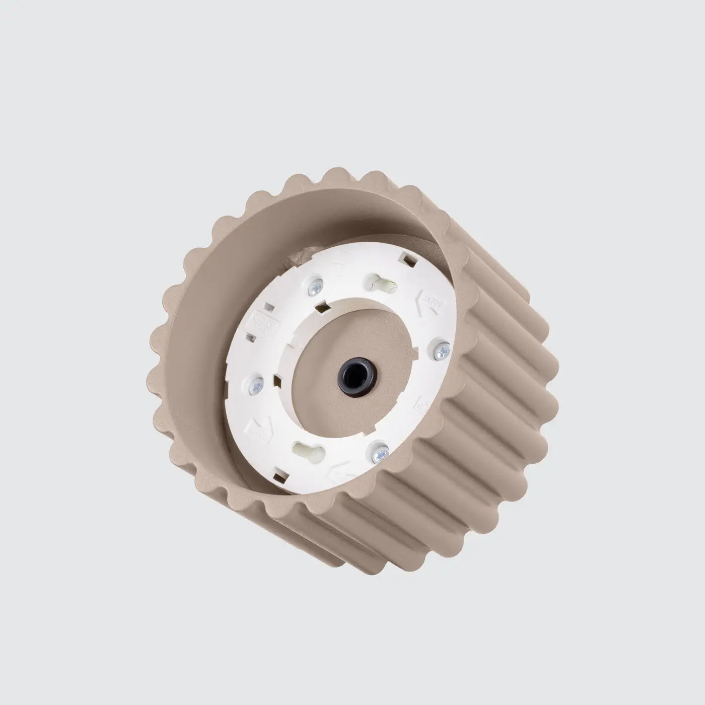 Plafonnier LED taupe aluminium minimaliste | BIGONE