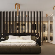 Plafonnier LED or aluminium design moderne | VEKOS