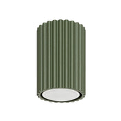 Plafonnier LED vert olive design scandinave | BEDEZI