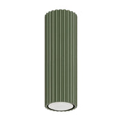 Plafonnier LED vert olive aluminium moderne | TOFOS
