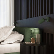 Plafonnier LED vert olive aluminium moderne | TOFOS