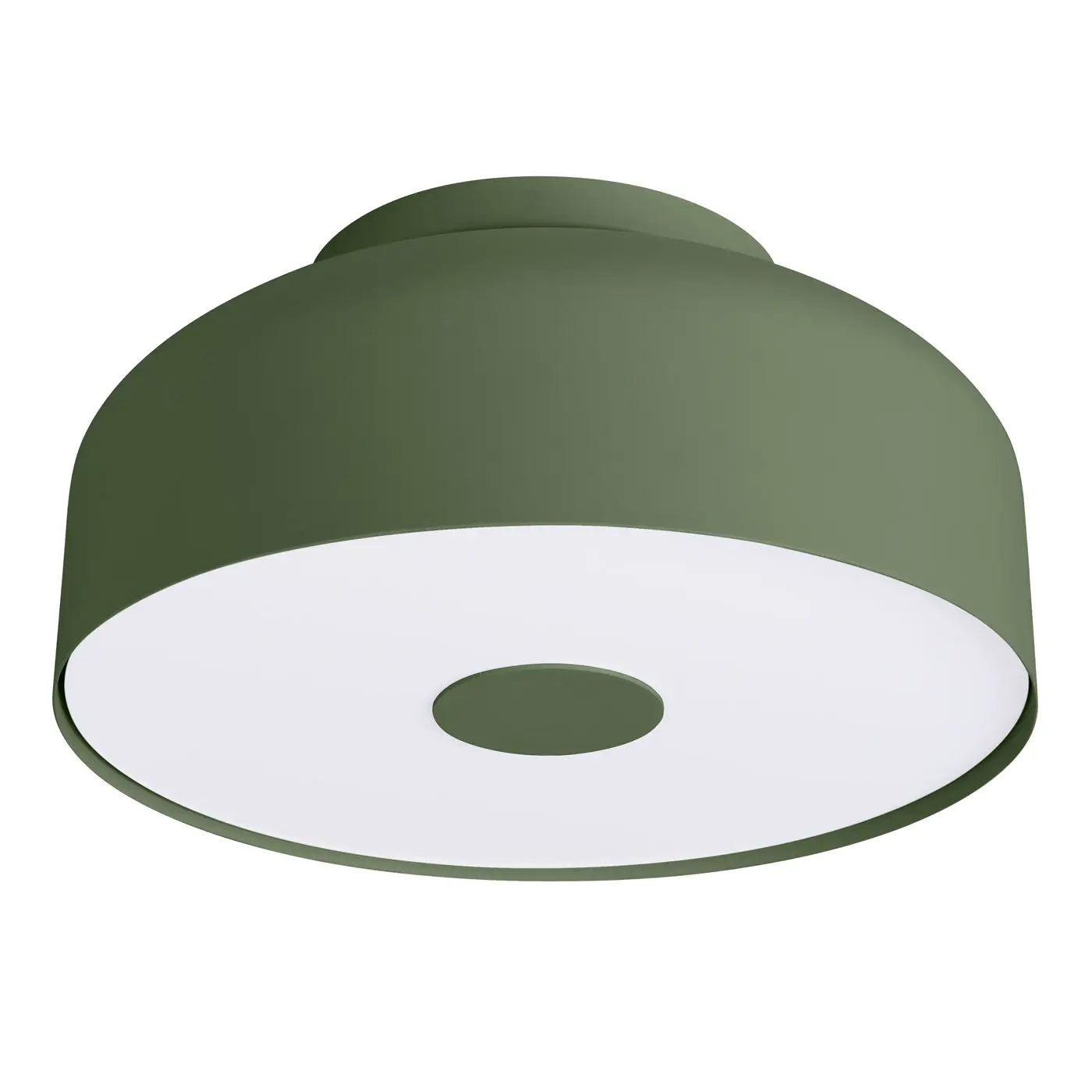 Plafonnier LED vert olive moderne | VUHAR