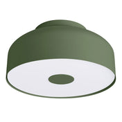 Plafonnier LED vert olive moderne | VUHAR