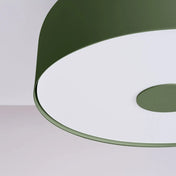 Plafonnier LED vert olive moderne | VUHAR