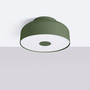 Plafonnier LED vert olive moderne | VUHAR